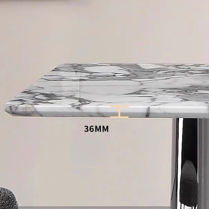 VEINSTONE Modern Marble Dining Table - Cassa Haus Singapore