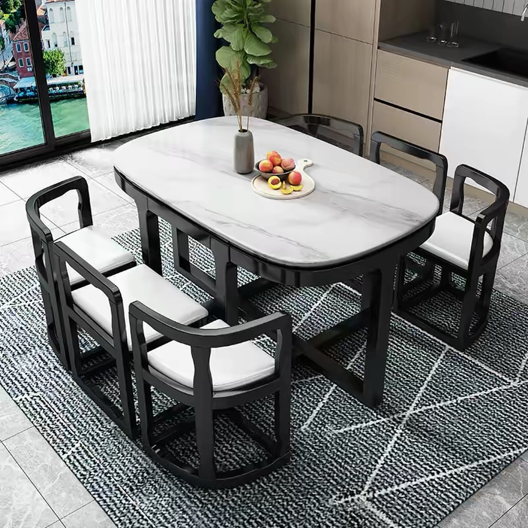 CONVENE Modern Compact Dining Table With Chairs