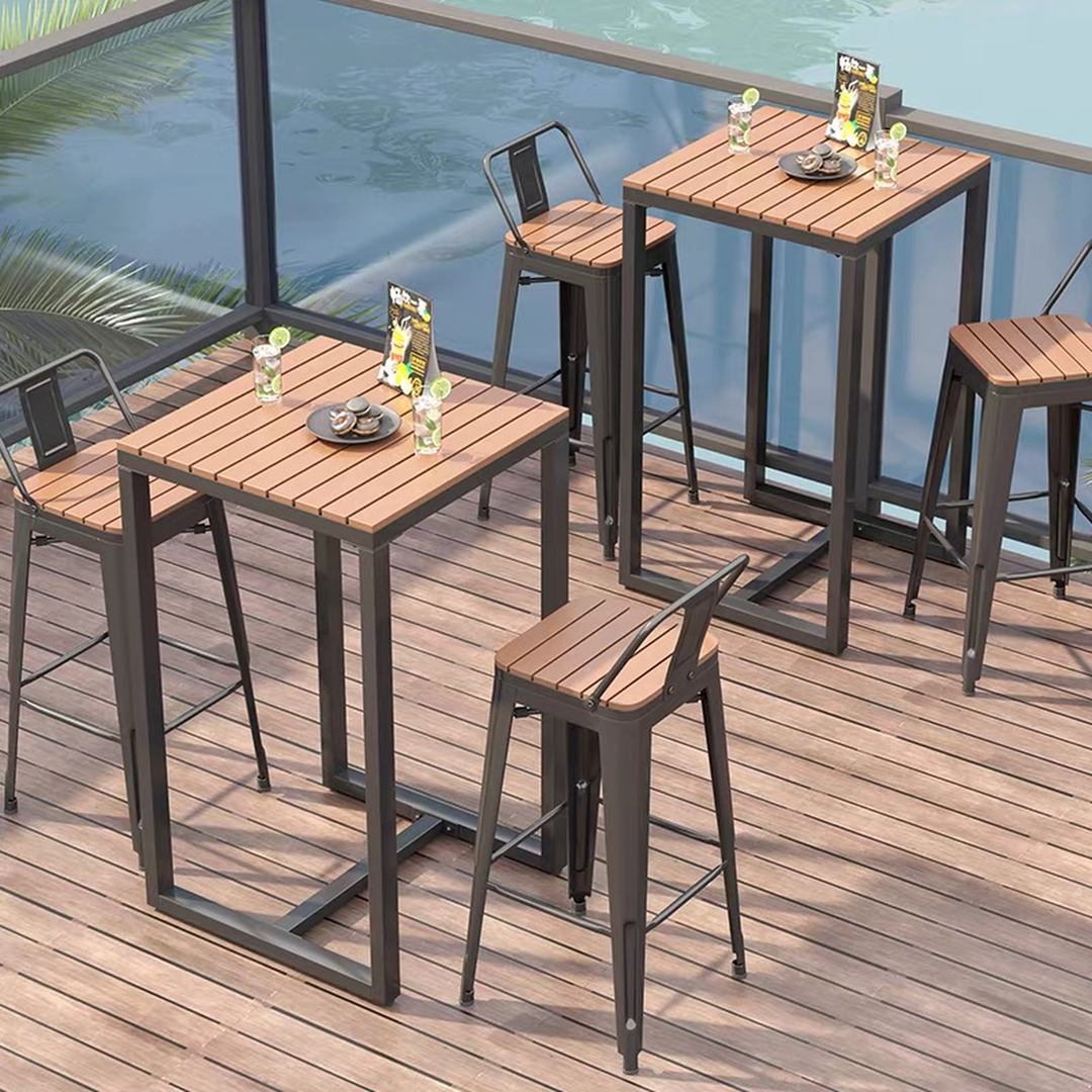 VEXALUNE Modern Outdoor Bar Table and Chairs - Cassa Haus Singapore