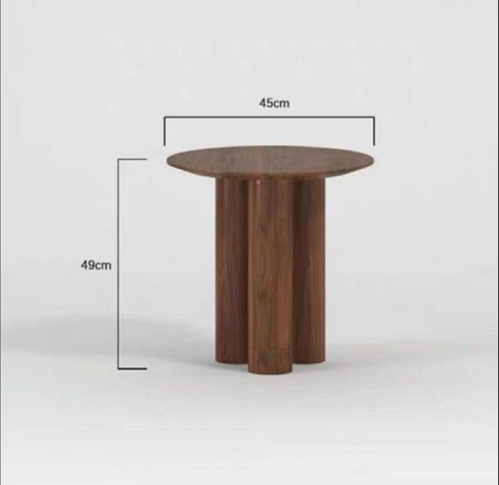 AROVIK Rustic Solid Wood Side Table (INSTOCK)