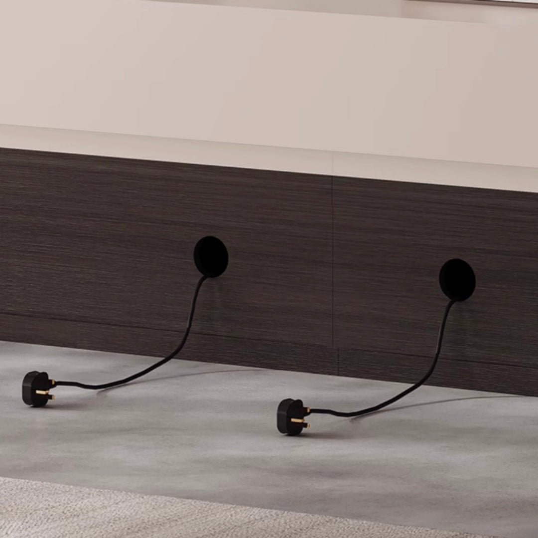 LUMIVAR Modern Solid Wood LED TV Console - Cassa Haus Singapore