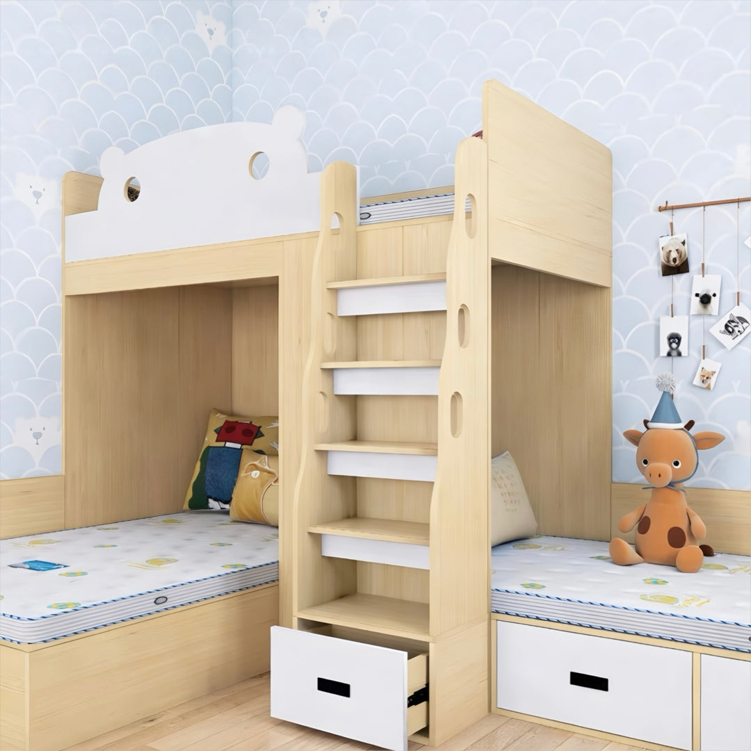 COVI Modern Double Decker Children’s Bedframe - Cassa Haus Singapore