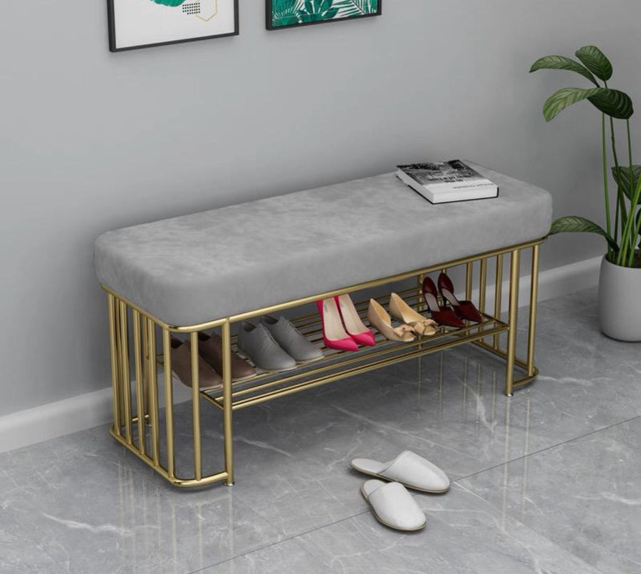 RACH Modern Velvet Bench (Instock) - Radical Homes Singapore