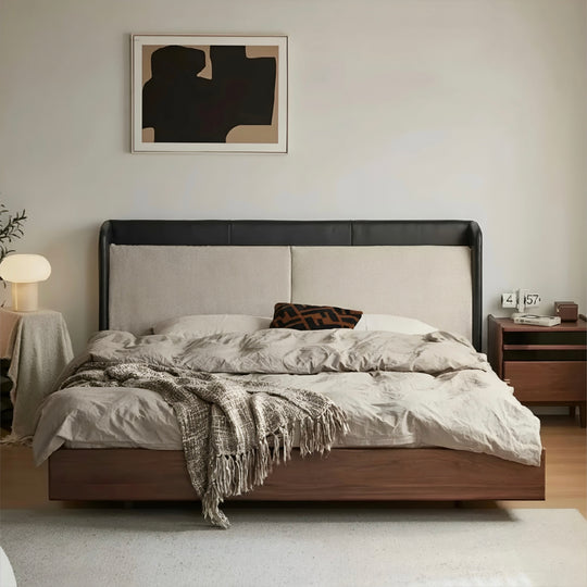 IVERO Modern Leather Bedframe - Cassa Haus Singapore
