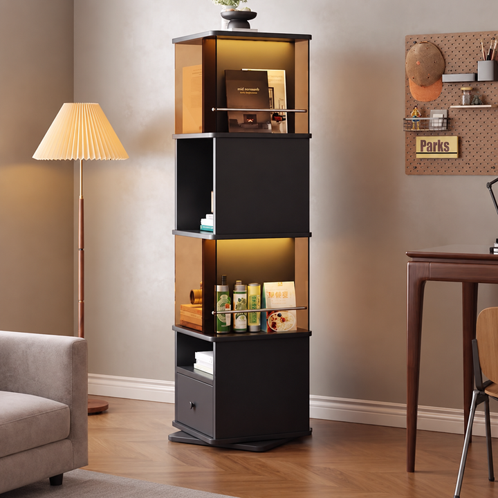 CELESTIA Modern Rotating Bookshelves - Cassa Haus Singapore
