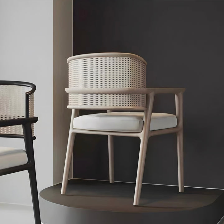 CANEVRA Rustic Rattan Dining Chair - Cassa Haus Singapore