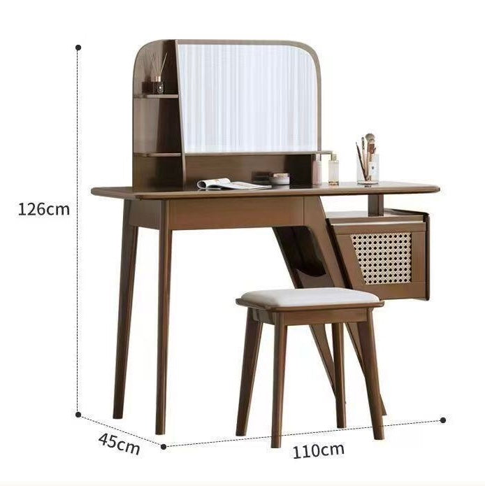 NAKORI Solid Wood Dressing Table Set