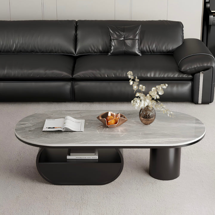 BELN Modern Sintered Stone Coffee Table - Cassa Haus Singapore