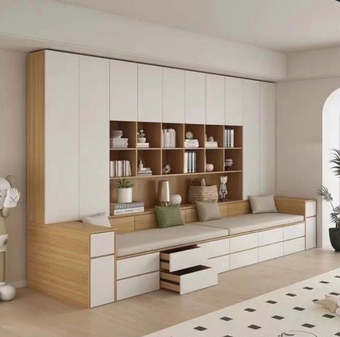 ARDEN Modern Cabinet & Ottoman - Cassa Haus Singapore
