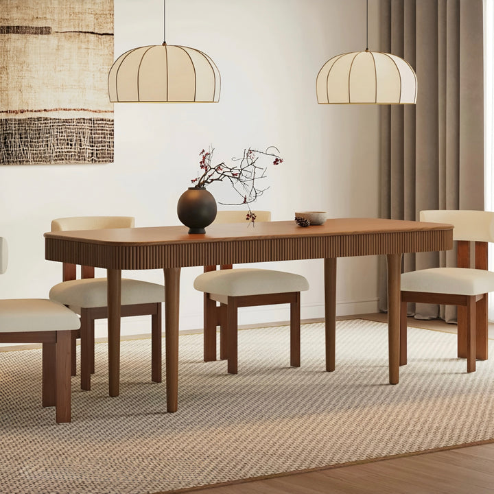 RENAISSANCE Solid Wood Extendable Dining Table