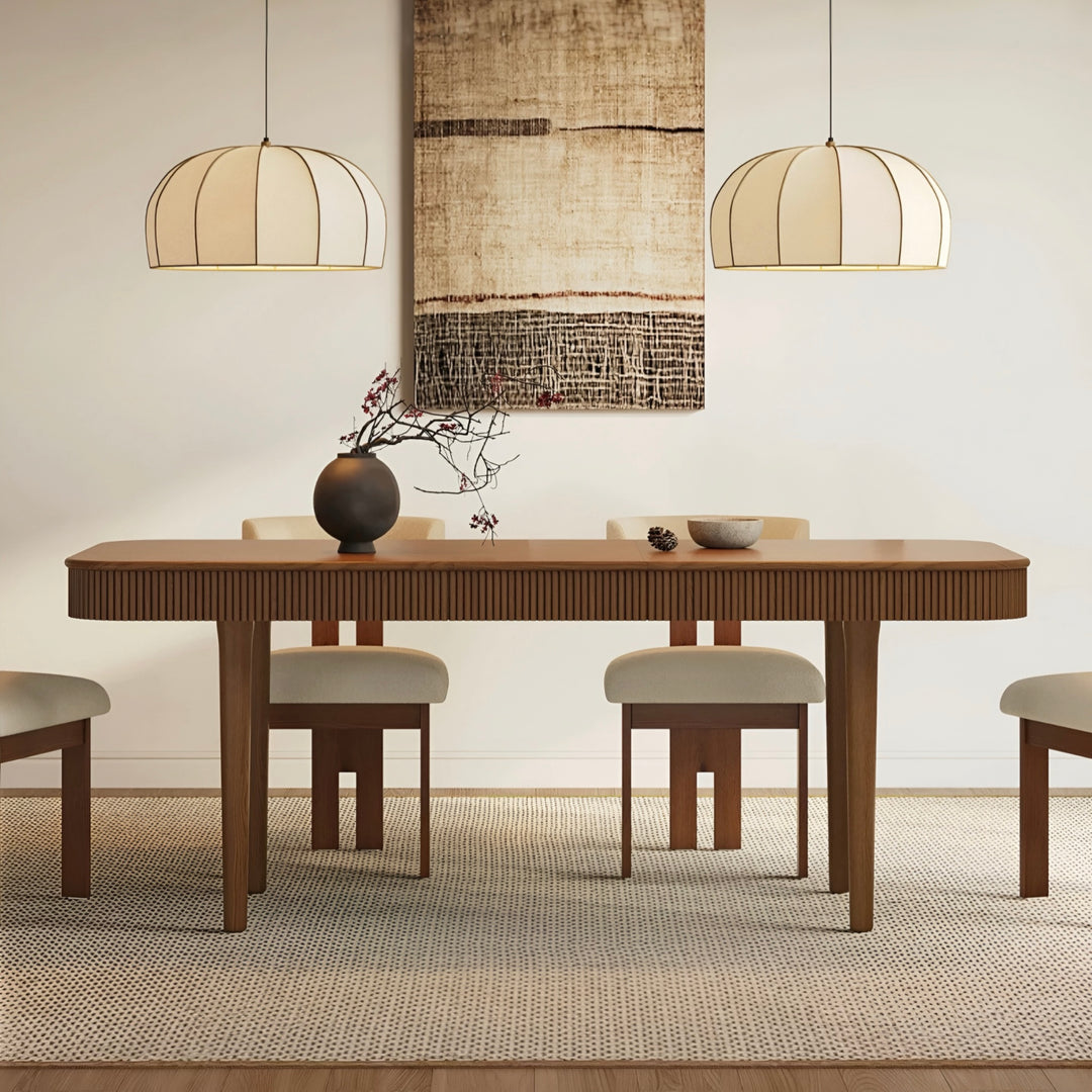 RENAISSANCE Solid Wood Extendable Dining Table