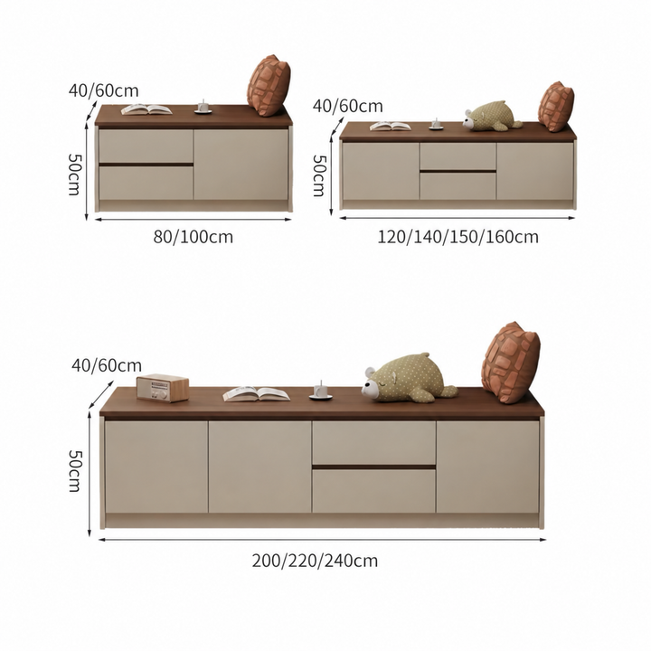 MARVELL Bay Window Storage Ottoman Singapore | Cassa Haus