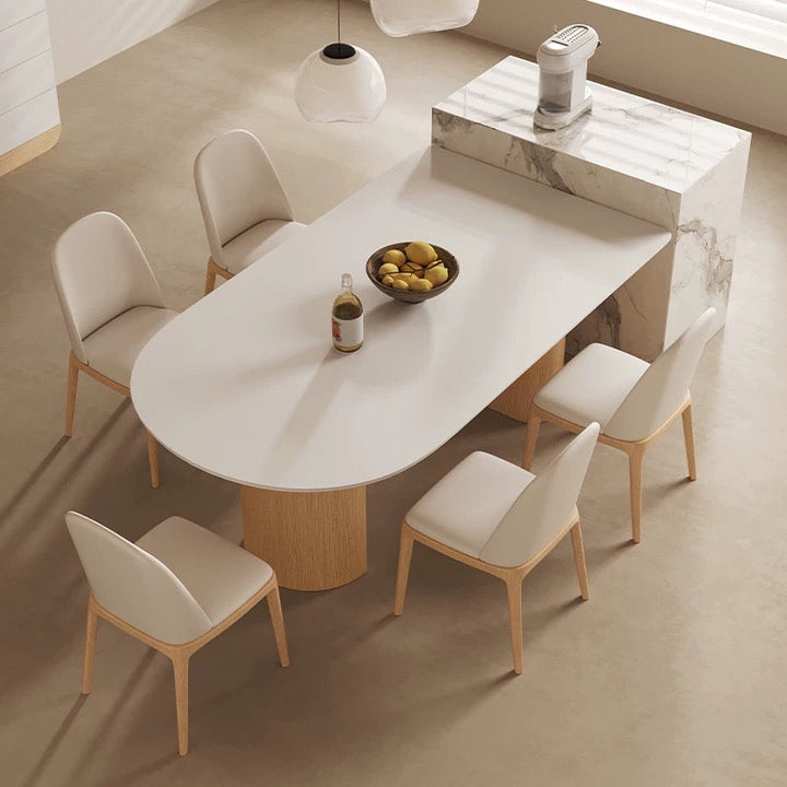 KOEA Japandi Solid Wood Dining Table - Radical Homes Singapore