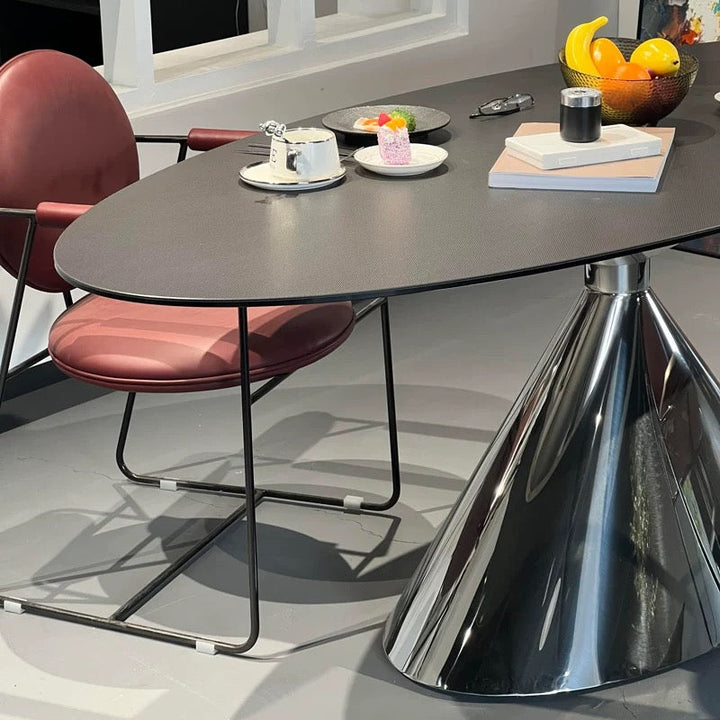 OBSIDIAN Modern Sintered Stone Dining Table - Cassa Haus Singapore