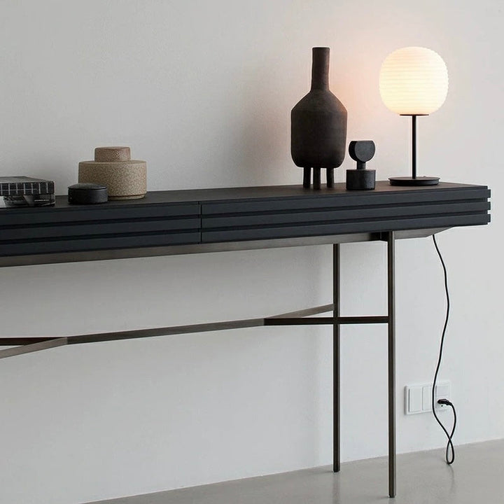 STRIA Modern Solid Wood Console Table - Radical Homes Singapore