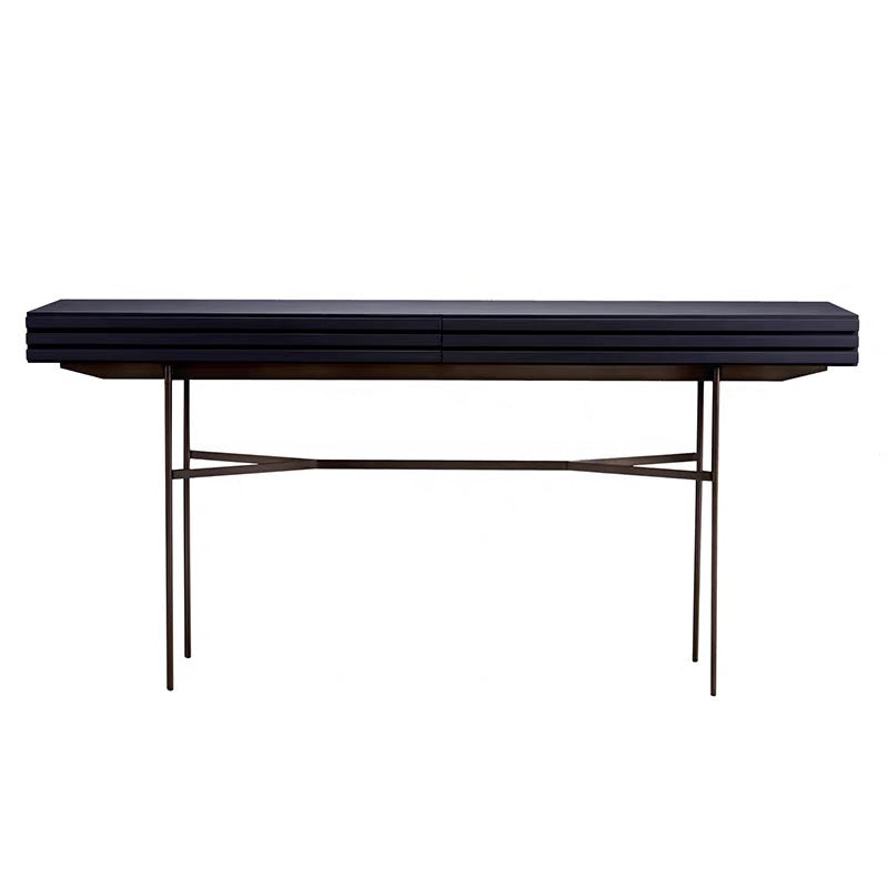 STRIA Modern Solid Wood Console Table - Radical Homes Singapore