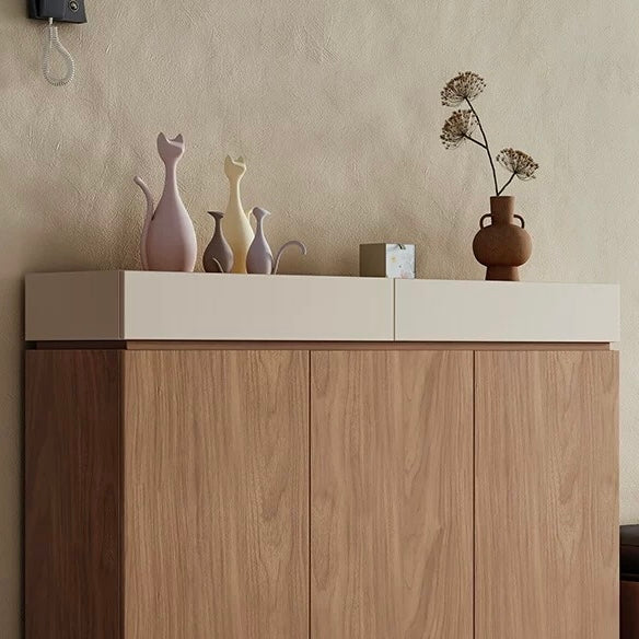 PINEO Modern Solid Wood Shoe Cabinet - Radical Homes Singapore