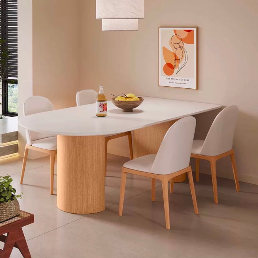 KOEA Japandi Solid Wood Dining Table - Radical Homes Singapore