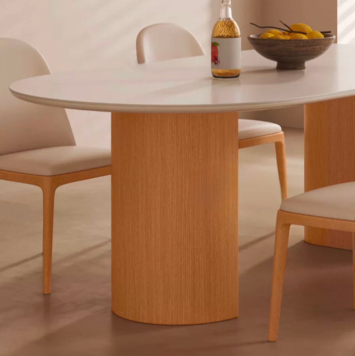 KOEA Japandi Solid Wood Dining Table - Radical Homes Singapore