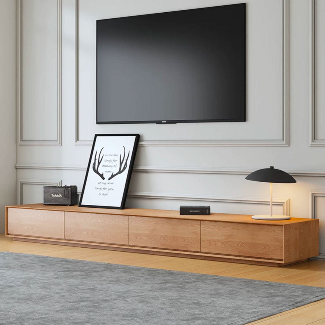 LORAIN Modern Solid Wood TV Console - Radical Homes Singapore