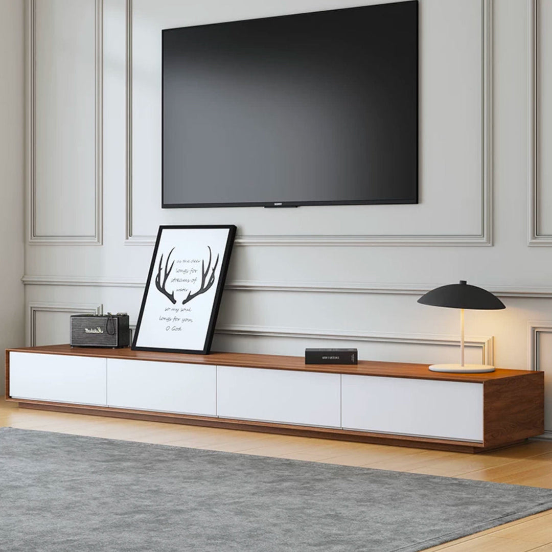 LORAIN Modern Solid Wood TV Console - Radical Homes Singapore