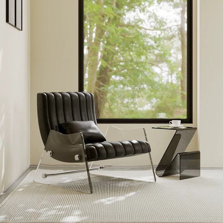 LUCQEN Modern Leather Lounge Chair - Cassa Haus Singapore