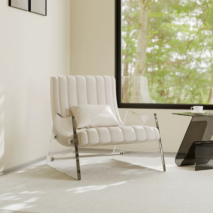 LUCQEN Modern Leather Lounge Chair - Cassa Haus Singapore