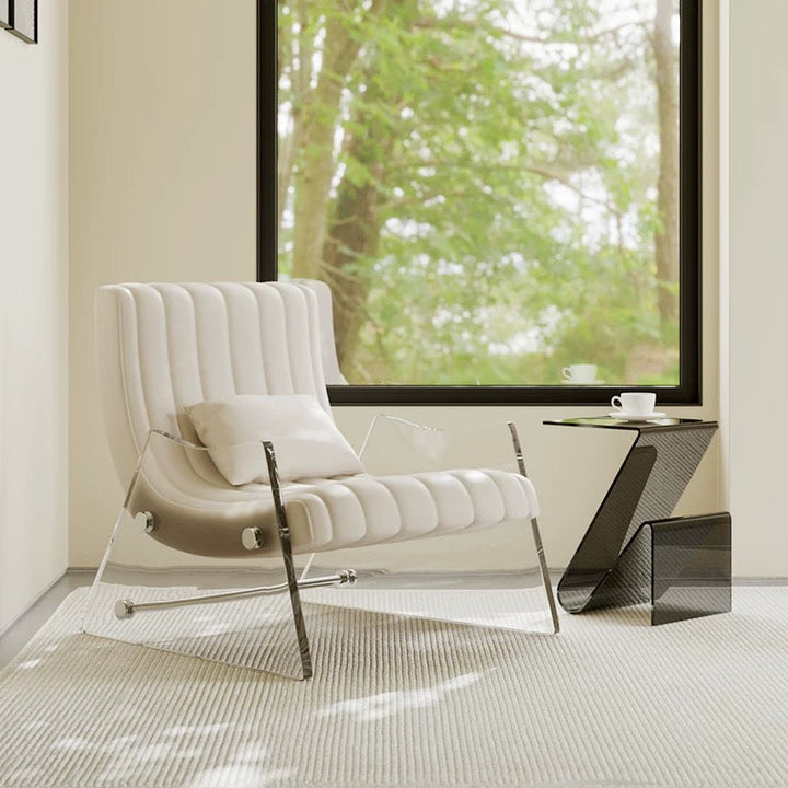 LUCQEN Modern Leather Lounge Chair - Cassa Haus Singapore