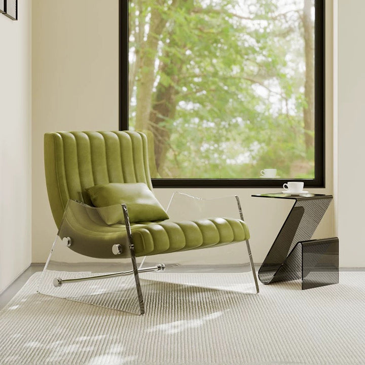 LUCQEN Modern Leather Lounge Chair - Cassa Haus Singapore