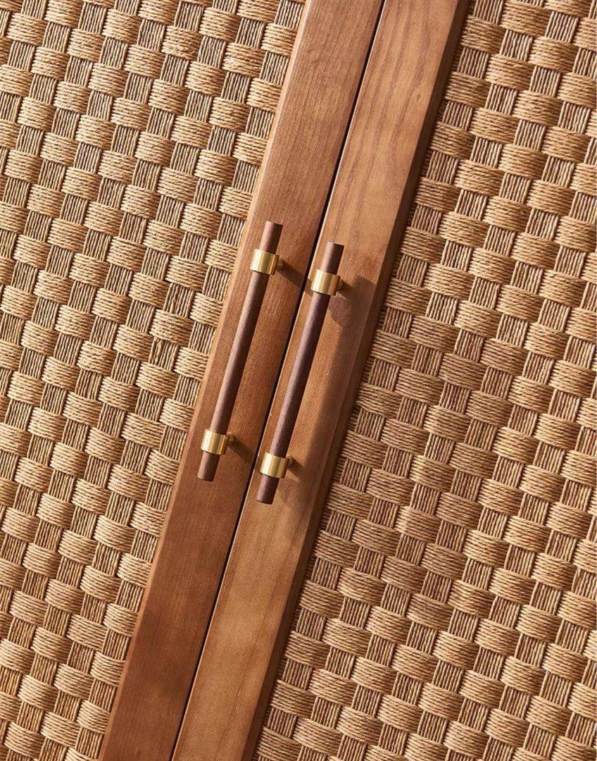 SUKORI Rustic Rattan Wardrobe - Cassa Haus Singapore