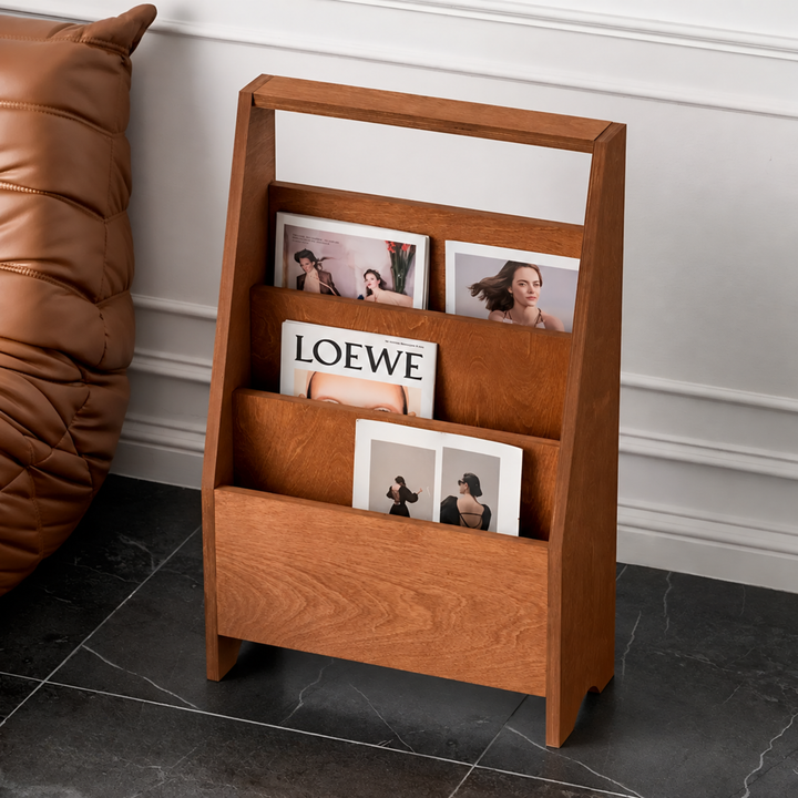 BRIARWOOD Rustic Magazine Rack - Cassa Haus Singapore