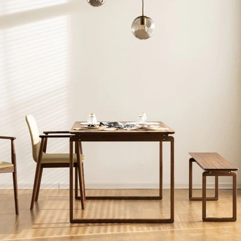 FERGUS Solid Wood Dining Table - Radical Homes Singapore