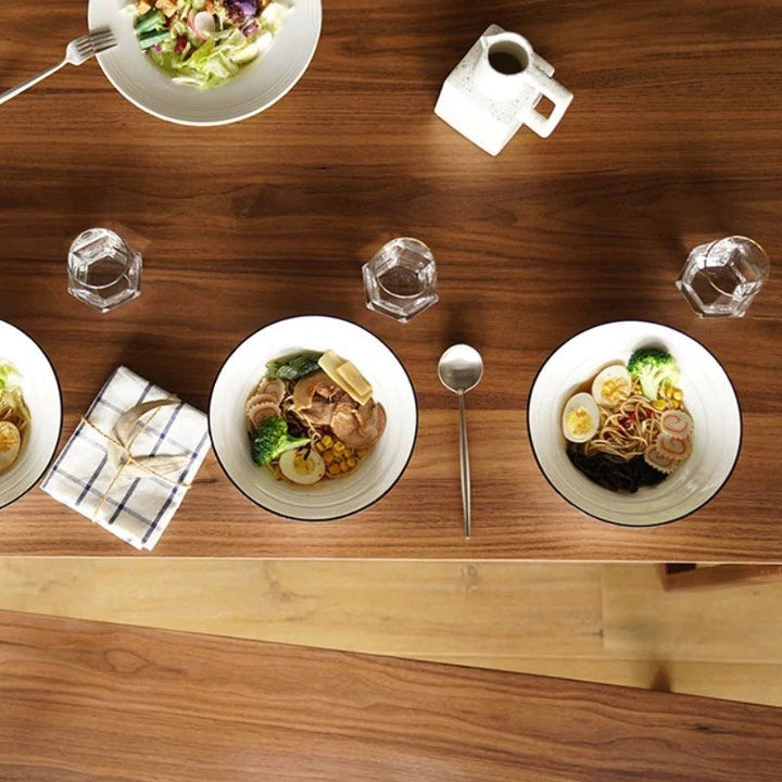 FERGUS Solid Wood Dining Table - Radical Homes Singapore