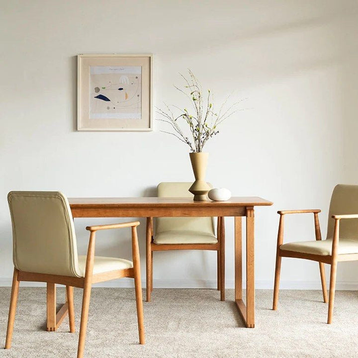 FERGUS Solid Wood Dining Table - Radical Homes Singapore