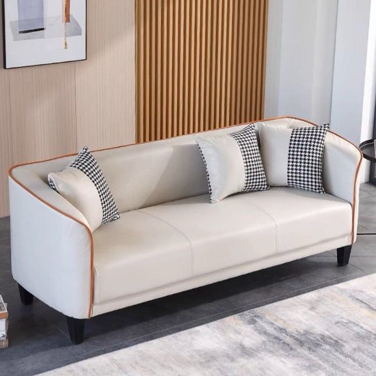 TRENLEY Modern Leathaire Sofa - Cassa Haus Singapore
