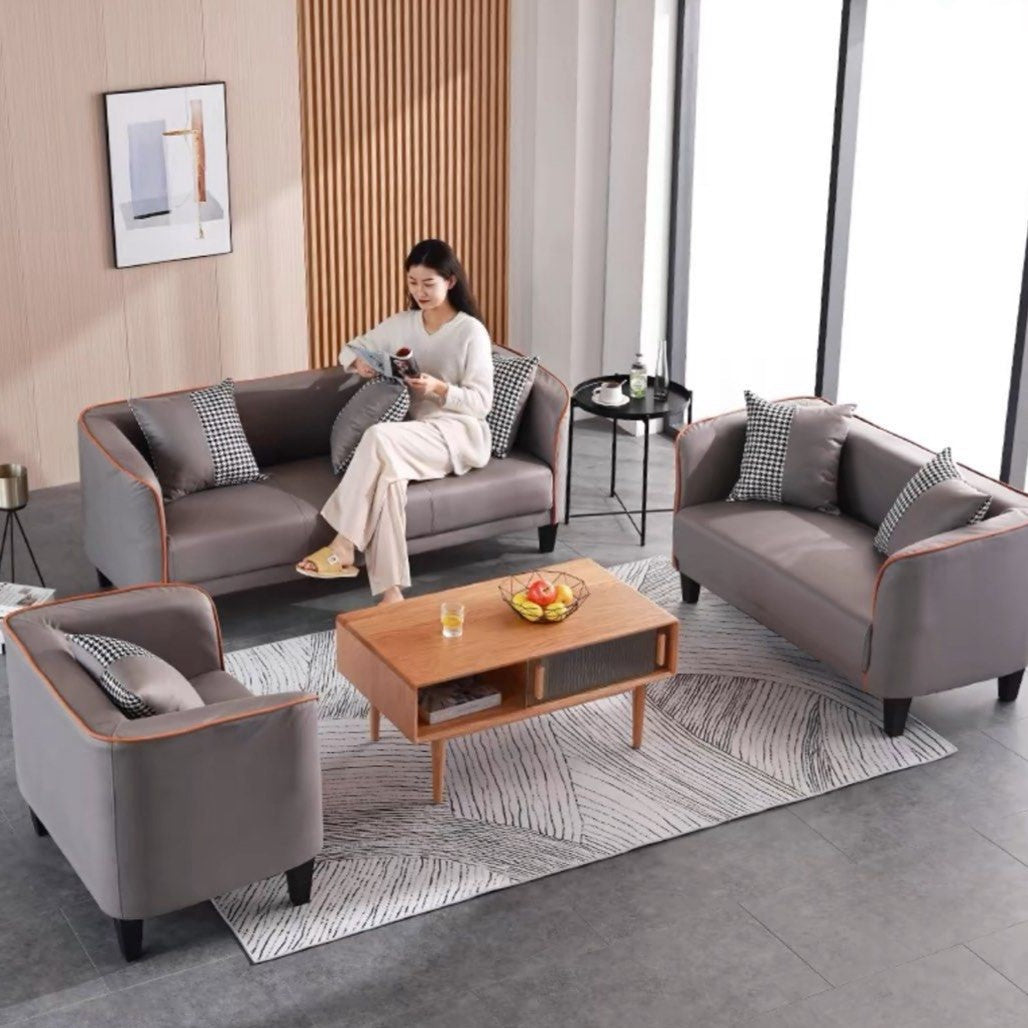 VELLINA Modern Leathaire Sofa - Radical Homes Singapore