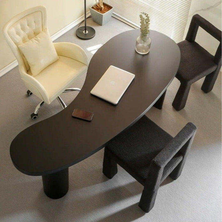 OCTAVIAN Modern Solid Wood Desk - Radical Homes Singapore