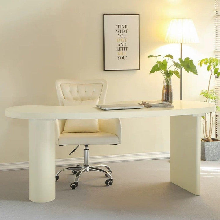 OCTAVIAN Modern Solid Wood Desk - Radical Homes Singapore