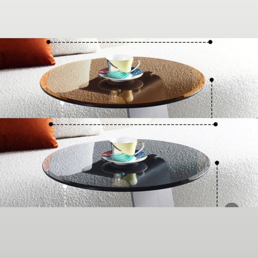 BENJY Glass End Table - Radical Homes Singapore