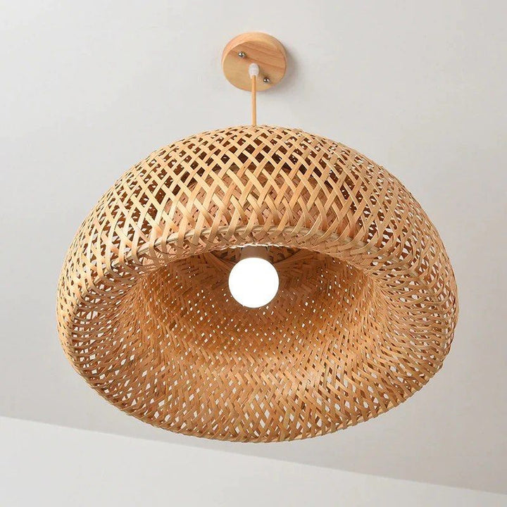 QIARA Oriental Bamboo Pendant Lamp
