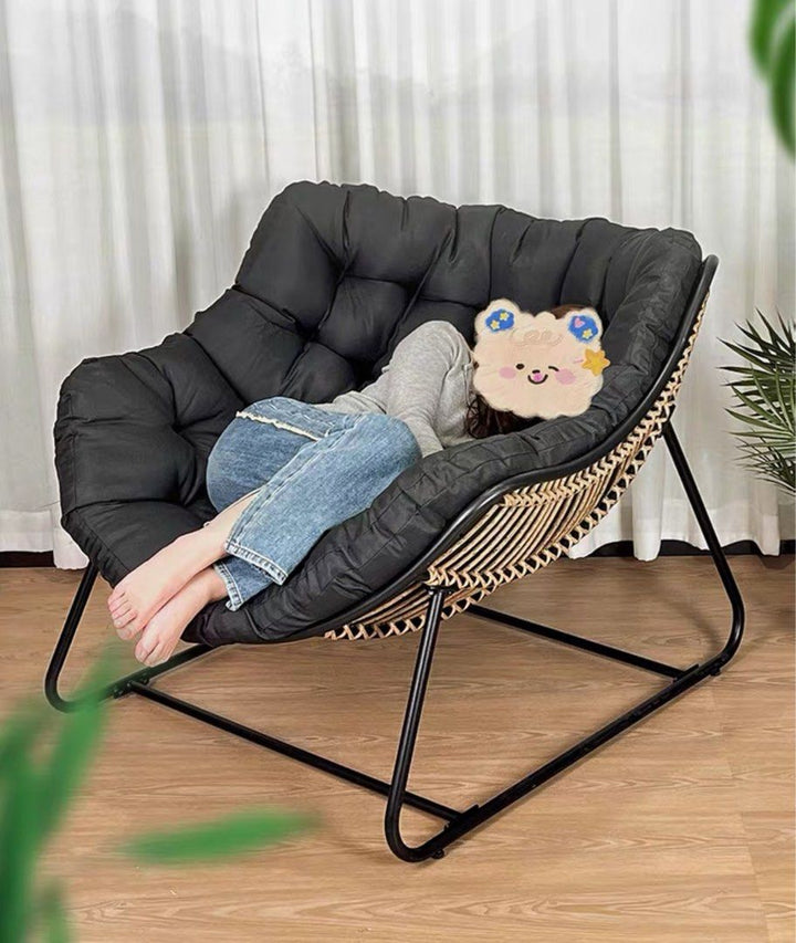 ADON Rustic Rattan Rocking Chair - Radical Homes Singapore