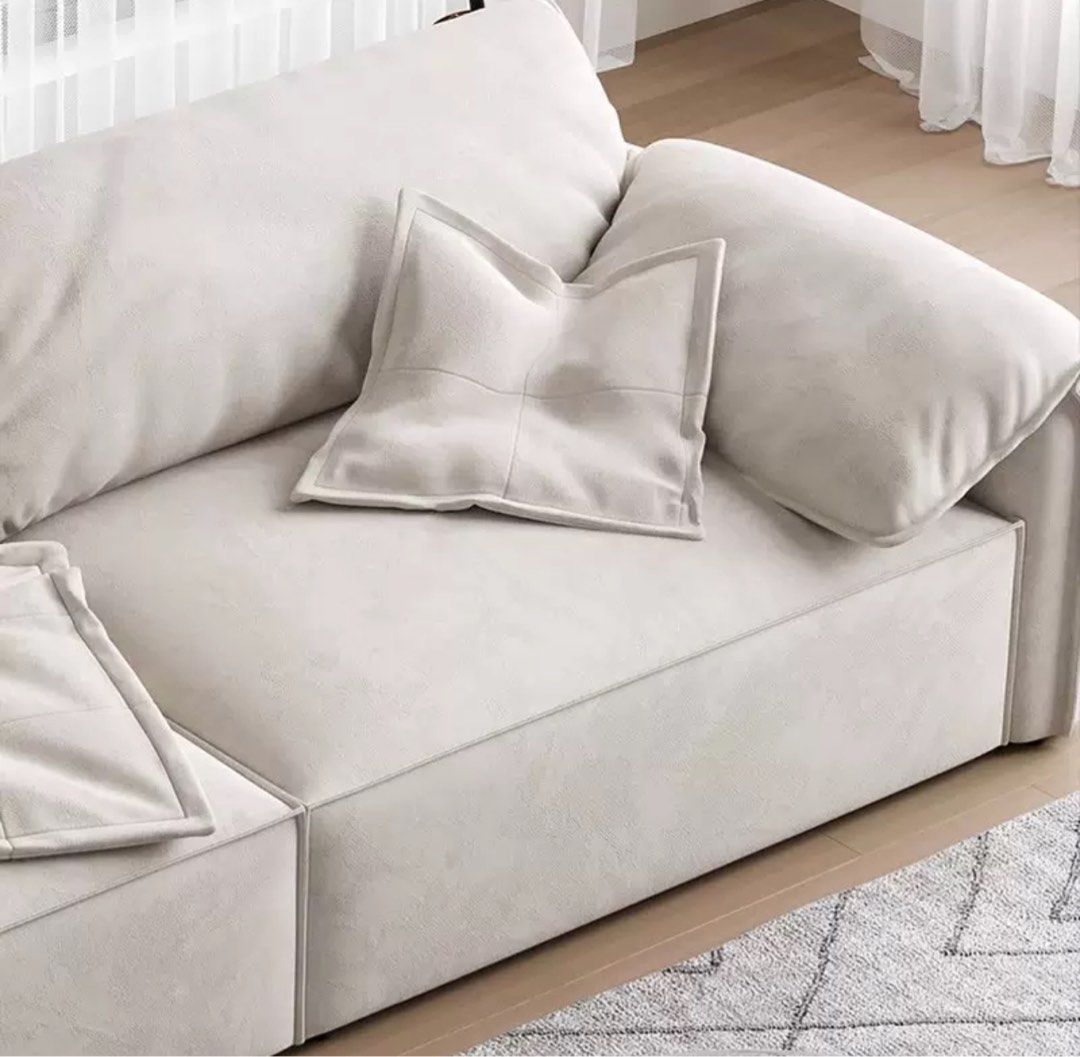 BREZARO Modern Velvet Sofa - Radical Homes Singapore