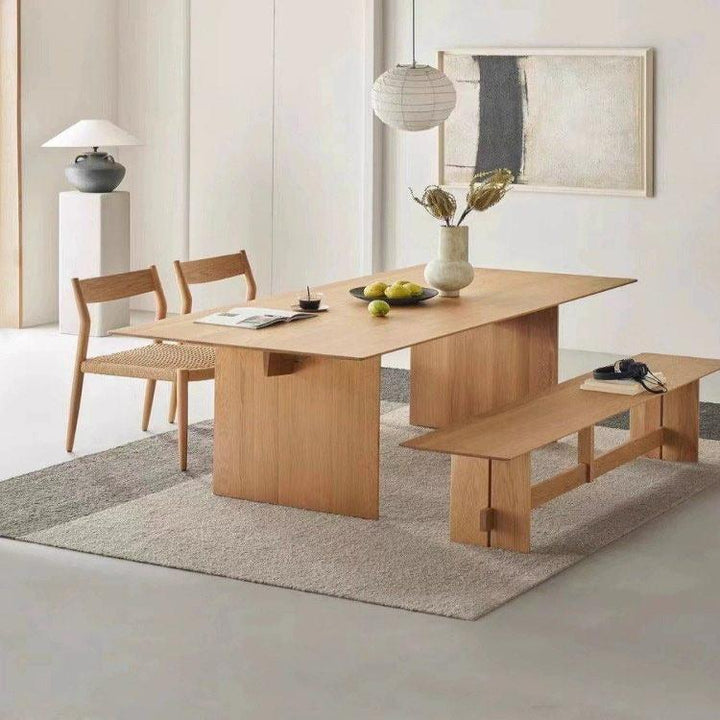 ZELMAR Modern Solid Wood Dining Table