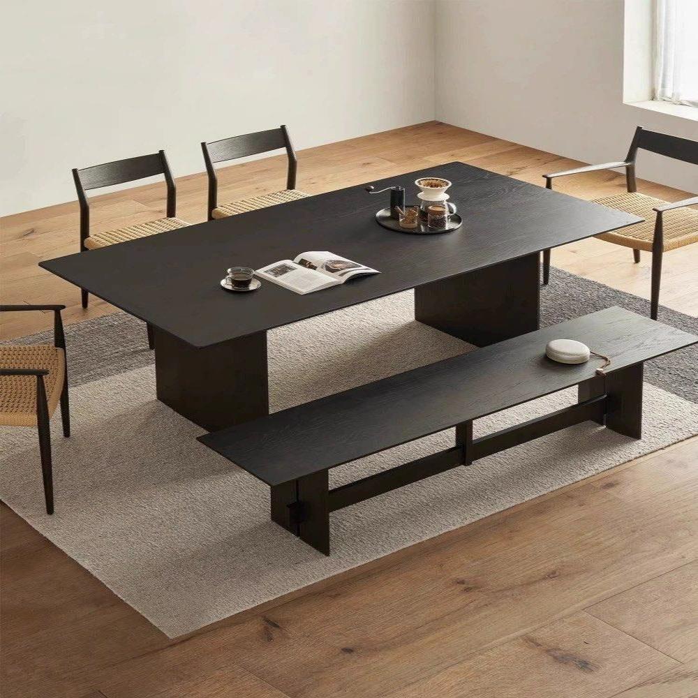 ANJO Modern Solid Wood Dining Table - Radical Homes Singapore