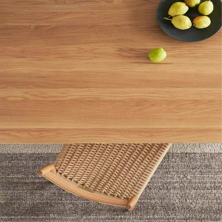 ANJO Modern Solid Wood Dining Table - Radical Homes Singapore