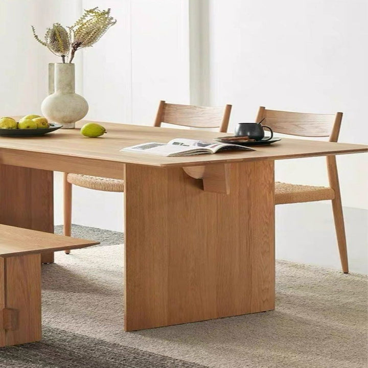 ZELMAR Modern Solid Wood Dining Table