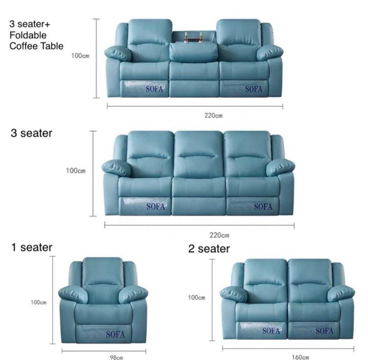 CARDOVIA Modern Electric Recliner Sofa - Radical Homes Singapore
