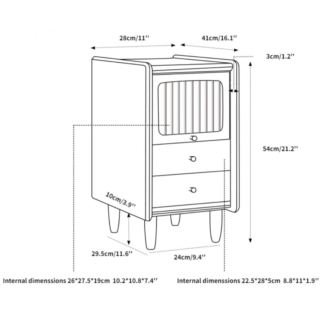 AEON Storage Cabinet/Nightstand - Radical Homes Singapore