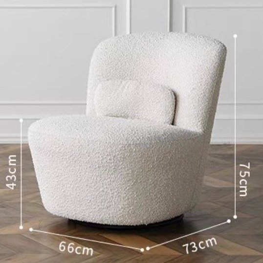LARK Modern Swivel Lounge Chair - Cassa Haus Singapore