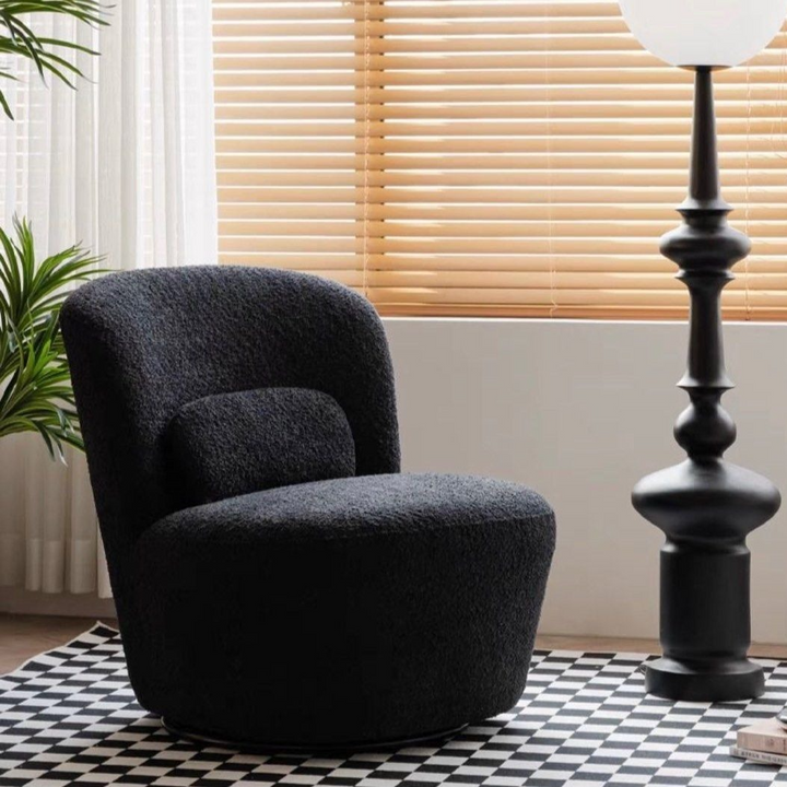 LARK Modern Swivel Lounge Chair - Cassa Haus Singapore
